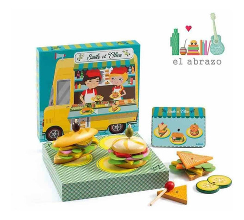 Juego De Cocina -  Sandwiches Dj06620 Djeco Toys