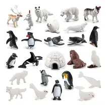 Comprar Juguete De Animales Polares Juego De Figuritas De Animales M