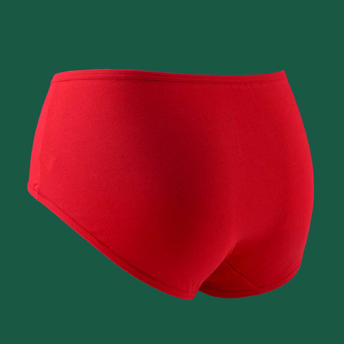 Calzoncillos De Algodón Elástico De Cintura Media Sin Costur