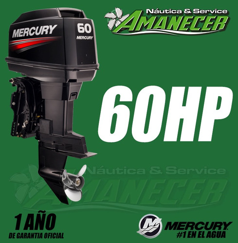 Motor Fuera De Borda Mercury 60 Hp Elpto 2t