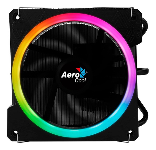 Disipador Cpu Gamer Aerocool Cylon 3 Rgb 120mm Intel Amd Led Negro