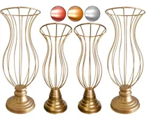 Comprar 4 Vasos Armação Jarros 45cm E 35cm Para Pedrarias Aramado