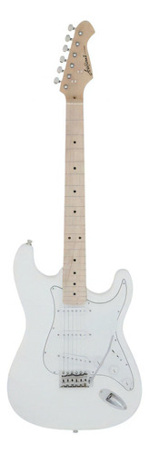 Guitarra Strato Aria Pro 2 Stg-003 Captadores Single-coil Cor M White Orientação Da Mão Destro