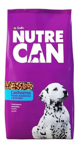 Nutrecan Cachorro Raza Mediana Y Raza Grande 8 Kg