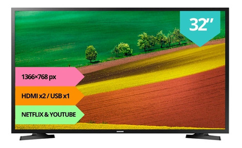 Smart Tv Samsung 32j4290 32 Pulgadas Hd Garantia Oficial Pc