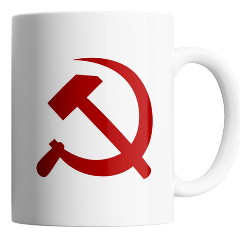 Taza De Ceramica - Comunista Bandera Logo