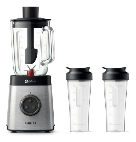 Philips Batidora Americana De Vaso, Jarra 2 L Cristal