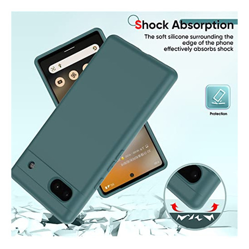 Funda Leyi Pixel 6a, Funda Para Teléfono Pixel 6a [versión 2