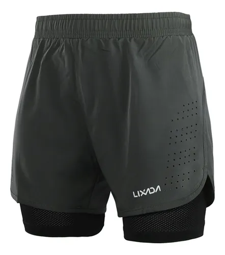 comprar Pantalones Cortos Deportivos Con Forro 2 En 1 Con Pantalones
