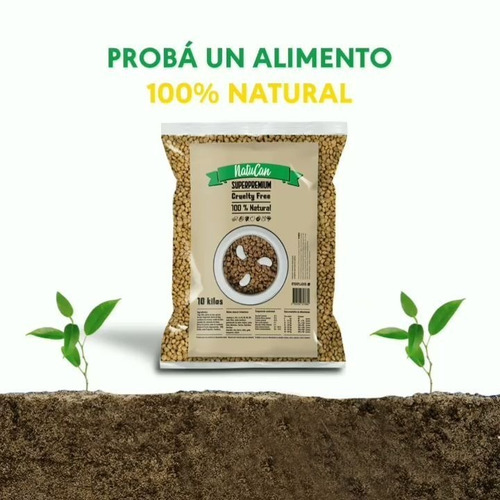 Imagen 4 de 8 de Alimento Balanceado Vegano Super Premium Perros Natucan 10kg