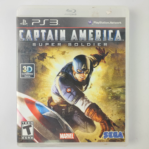 Captain America Super Soldier Sony Playstation 3 Ps3