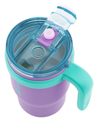Thermo Vaso A Prueba De Derrames Reduce 14 Oz 2 Pack Color Rosa/morado Lisa