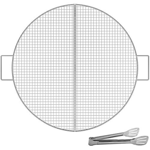 Rejilla Fogata De 61 Cm, Rejilla Redonda Plegable Cocin...