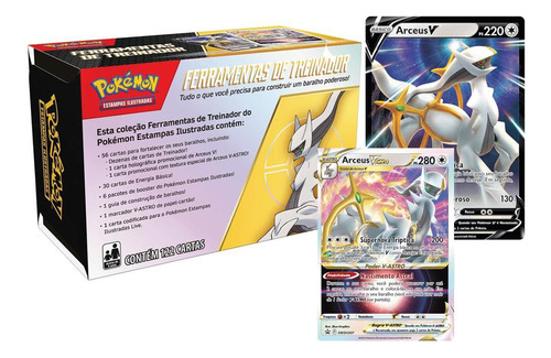 Box Ferramentas De Treinador Pokémon Arceus 33015 - Copag