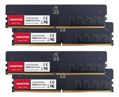 Kit De Memoria Ddr5 Gigastone De 128gb (4x32gb) Ddr5