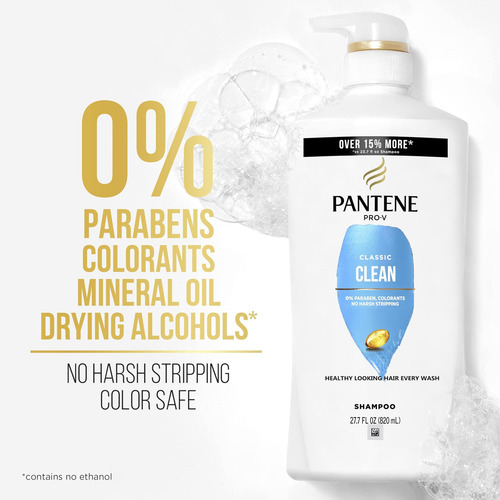 Pantene Shampoo Twin Pack Con Tratamiento Para El Cabello, C