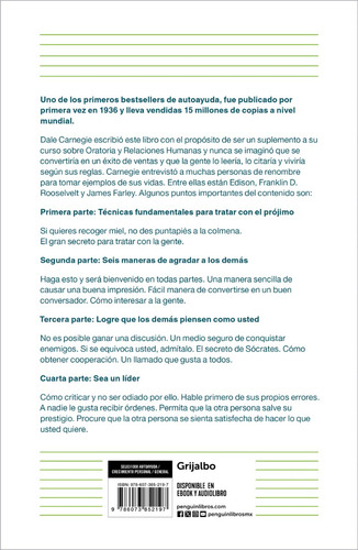 Libro Cóm0 Ganar Amigos E Influir Sobre Las Personas