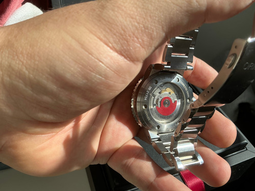 Reloj Oris Aquis Hulk 39mm 0174877104164 Plateado Plateado Verde (Usado)
