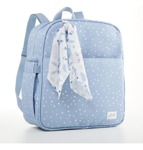 Mochila Multifuncional Bunny Azul Just Baby