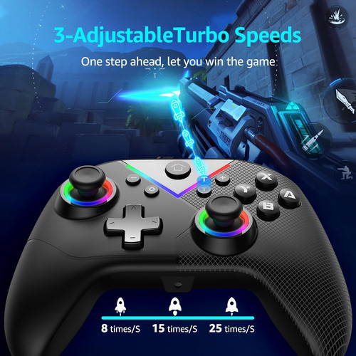 Controlador De Interruptor Inalámbrico Iwgame Para Nitendo