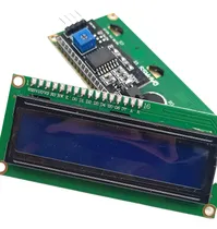 Comprar Display Lcd 16x2 1602 Fundo Azul Cu002F Modulo I2c Já Soldado