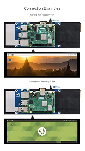 Pantalla Táctil Capacitiva Lcd Waveshare De 7.9 Pulgadas Com