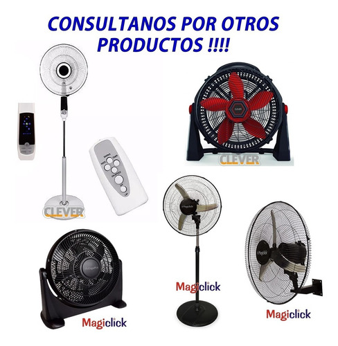 2 Ventilador Turbo Semi Industrial 20 Magiclick Potenciado