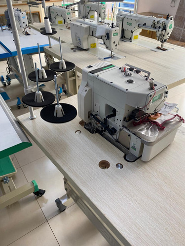 Máquina Overloque Ponto Cadeia Zoje B9500-13-10 Com Mesa