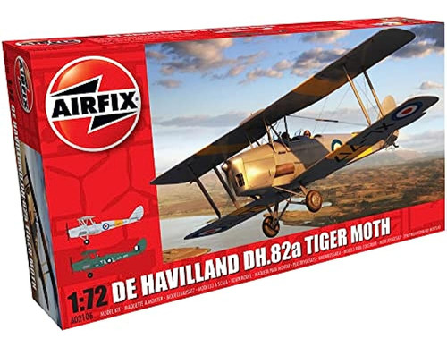 Airfix De Havilland Dh.82a Tiger Moth 1:72 Kit De Modelo De 
