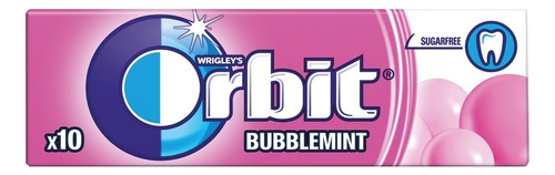 Orbit Chicle Sin Azúcar Sabor Fruta Y Menta 10un