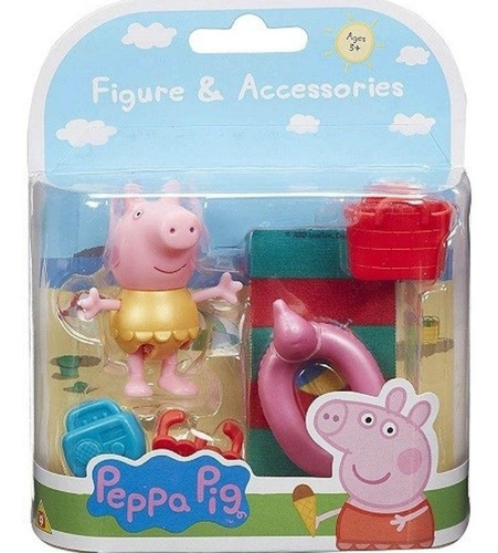 Peppa Pig Vai A Praia Com Acessórios Divertidíssimo