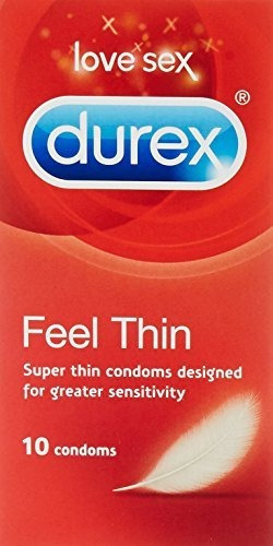 Condones Condón Durex - Feel Thin (paquete De 10) (paquete 