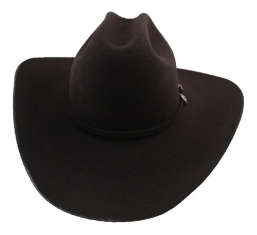 Imagen 2 de 4 de Sombrero Texana 4 X Marca Stetson Chocolate Lana Pelo Búfalo
