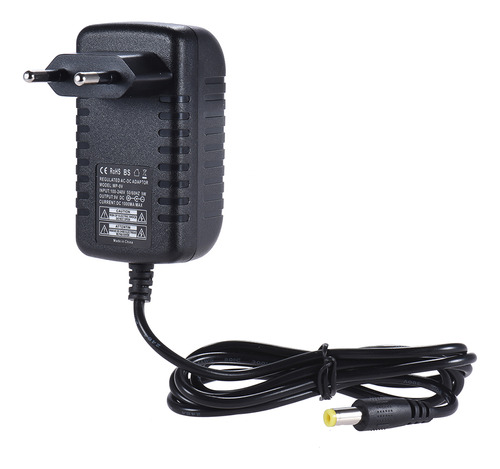 Adaptador De Corriente 1a Bass 9v Para Convertidor De La Ue