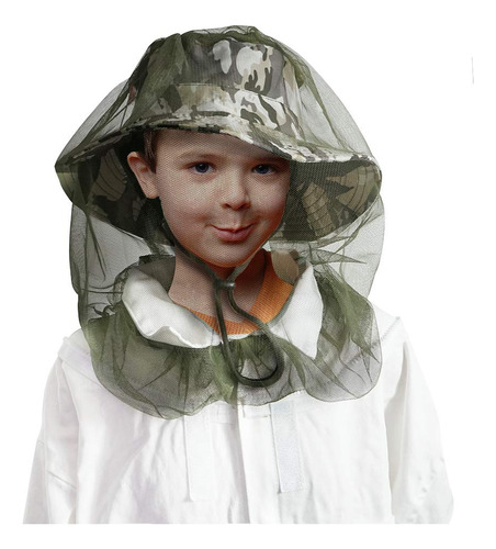 Luwint - Gorro De Pesca Para Niños, Con Protección De Red Pa