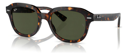 Óculos De Sol Ray Ban Erik Havana Rb4398 90231 53 Cor Marrom Cor Da Armação Marrom Cor Da Haste Marrom Cor Da Lente Verde