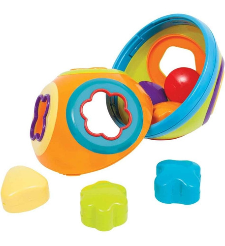 Imagem 2 de 4 de Bola Formas De Encaixe Baby Da Buba