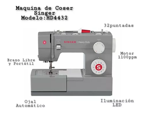 Singer Heavy Duty 4432 - Maquina de coser