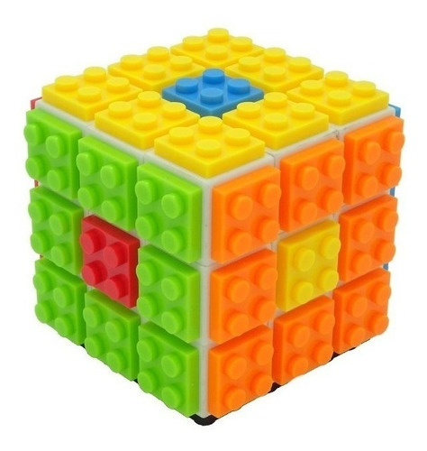 Cubo Mágico Ladrillitos Encastre Armable 3x3x3 Juego Ingenio