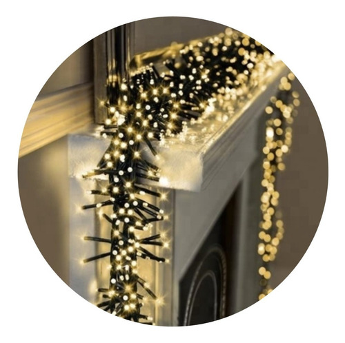 Imagen 1 de 10 de Guirnalda Lineal Exterior 50 Mts Led 500 Luces Blanco Shox