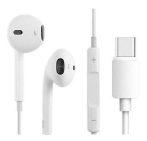 Imagen 3 de 4 de Auriculares Manos Libres Ear Buds Ficha Usb Tipo C 315-316
