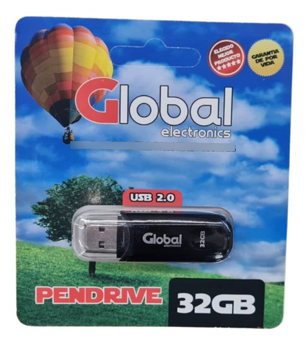 Memoria Usb Pendrive Global 32 Gb Usb 2.0 Micro Flash Drive