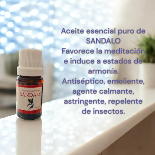 Aceite Esencial Puro Sandalo Davida 100% Natural