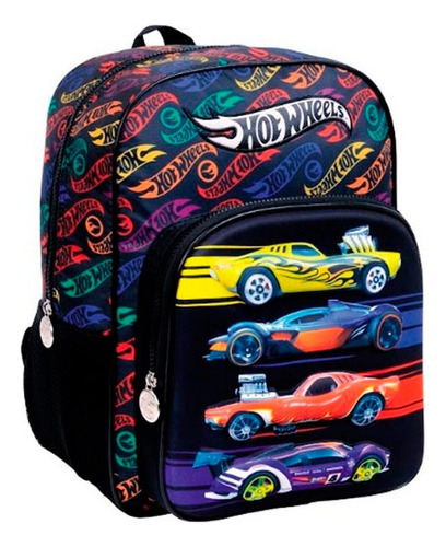 Mochila Autos Hot Wheels 18 Pulgadas Infantil- Vamos A Jugar