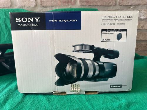 Cámara De Video Sony Handycam Nex-vg10 En Muy Buen Estado (Usado)