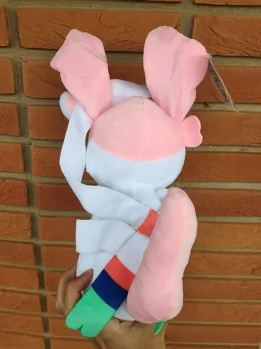 Sylveon Pokémon Pelúcia Evolução Eevee 30cm Pronta Entrega