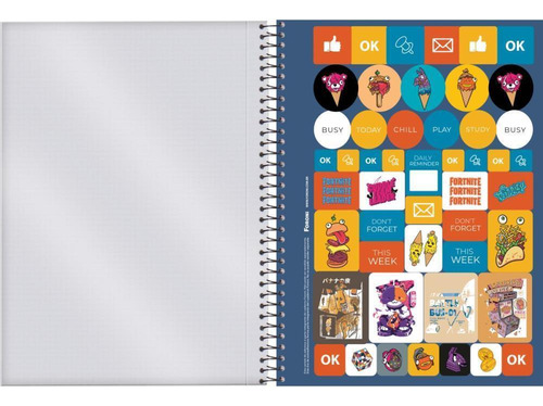 Cuaderno 01x1 Tapa Dura Fortnite 80fls