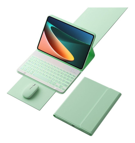 Funda+teclado Iluminados+mouse Para Xiaomi Mi Pad 5 11