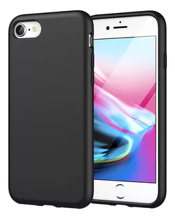 Funda Protectora Jetech Para iPhone SE/8/7 4.7 (negro)