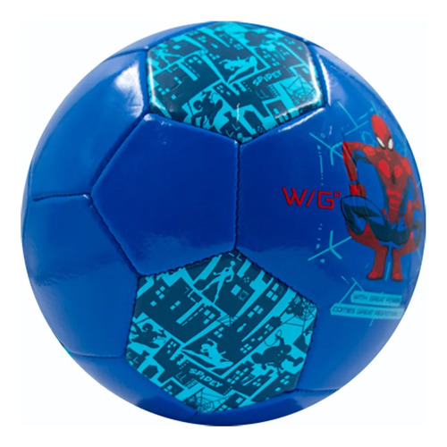 Voit Balón De Fútbol No. 3 Spiderman Azul S24 Azul